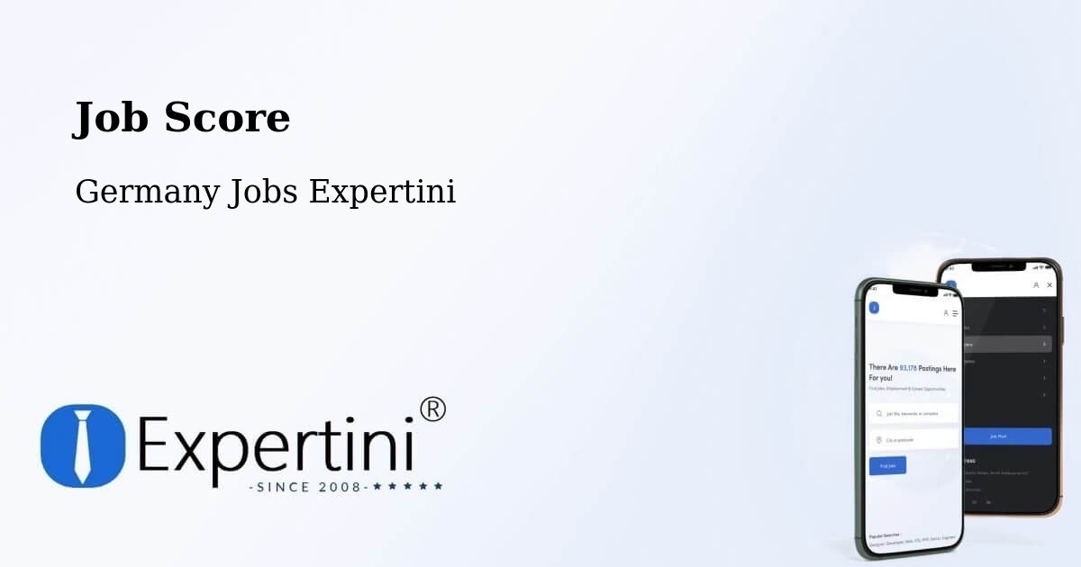 Job Score & Job Description Score Tool – Appel - Germany Jobs Expertini